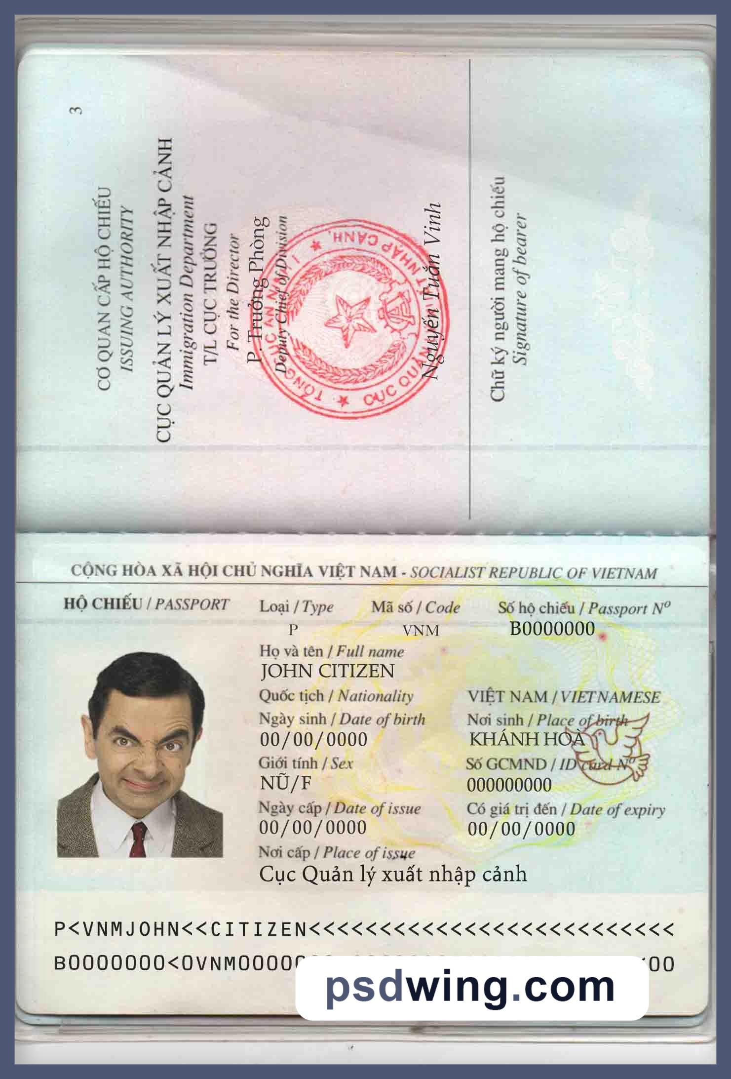 Vietnam Passport